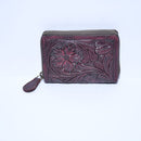 Credit Card Wallet, Brown Tooling